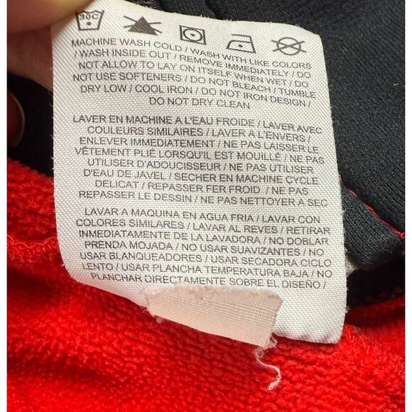 Nike Kobe Bryant Dry Fit Hoodie Men M Fleece Zip Front Pockets Athletic Red - Picture 10 of 10